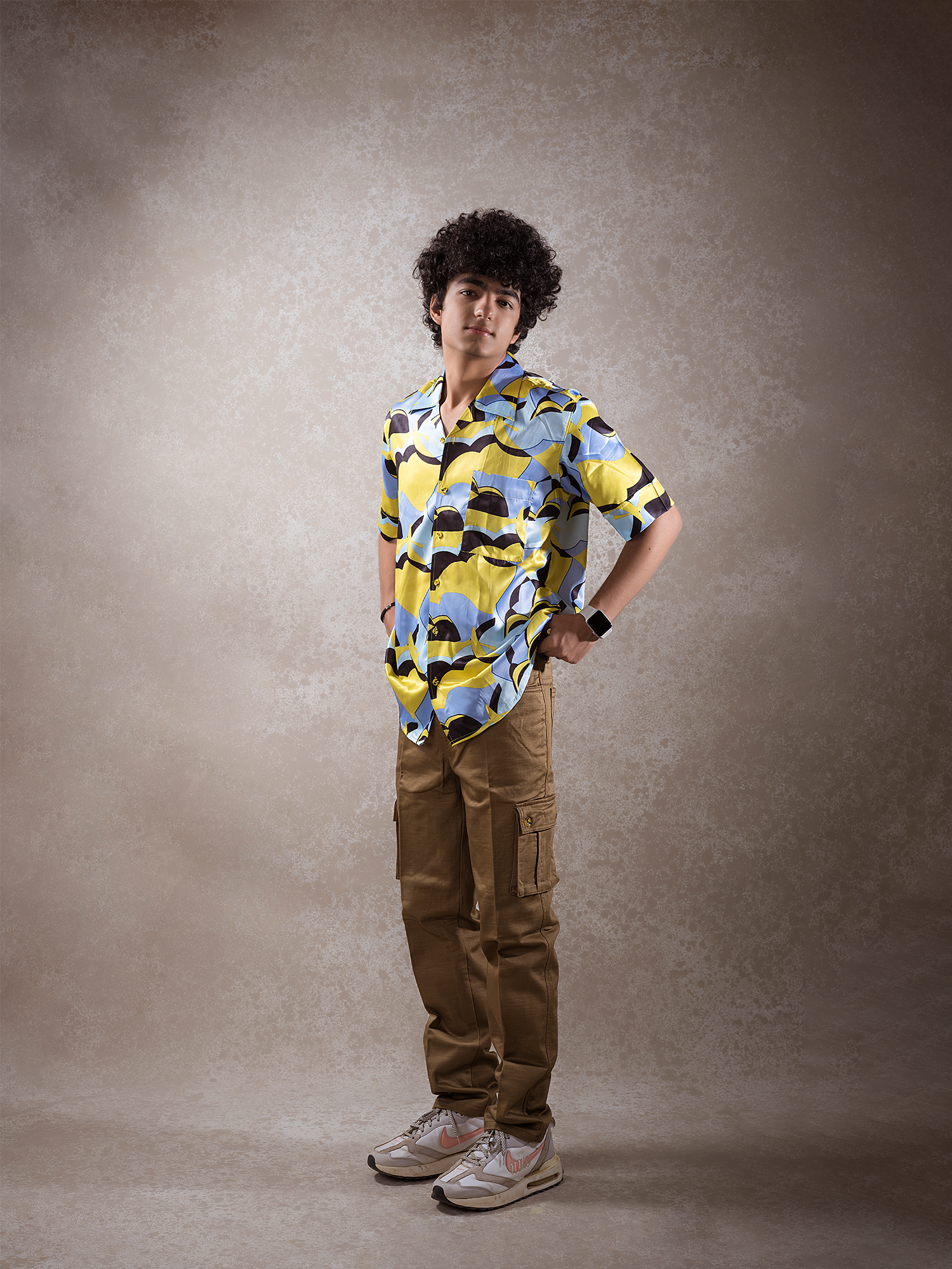 Beige Cargo Pant