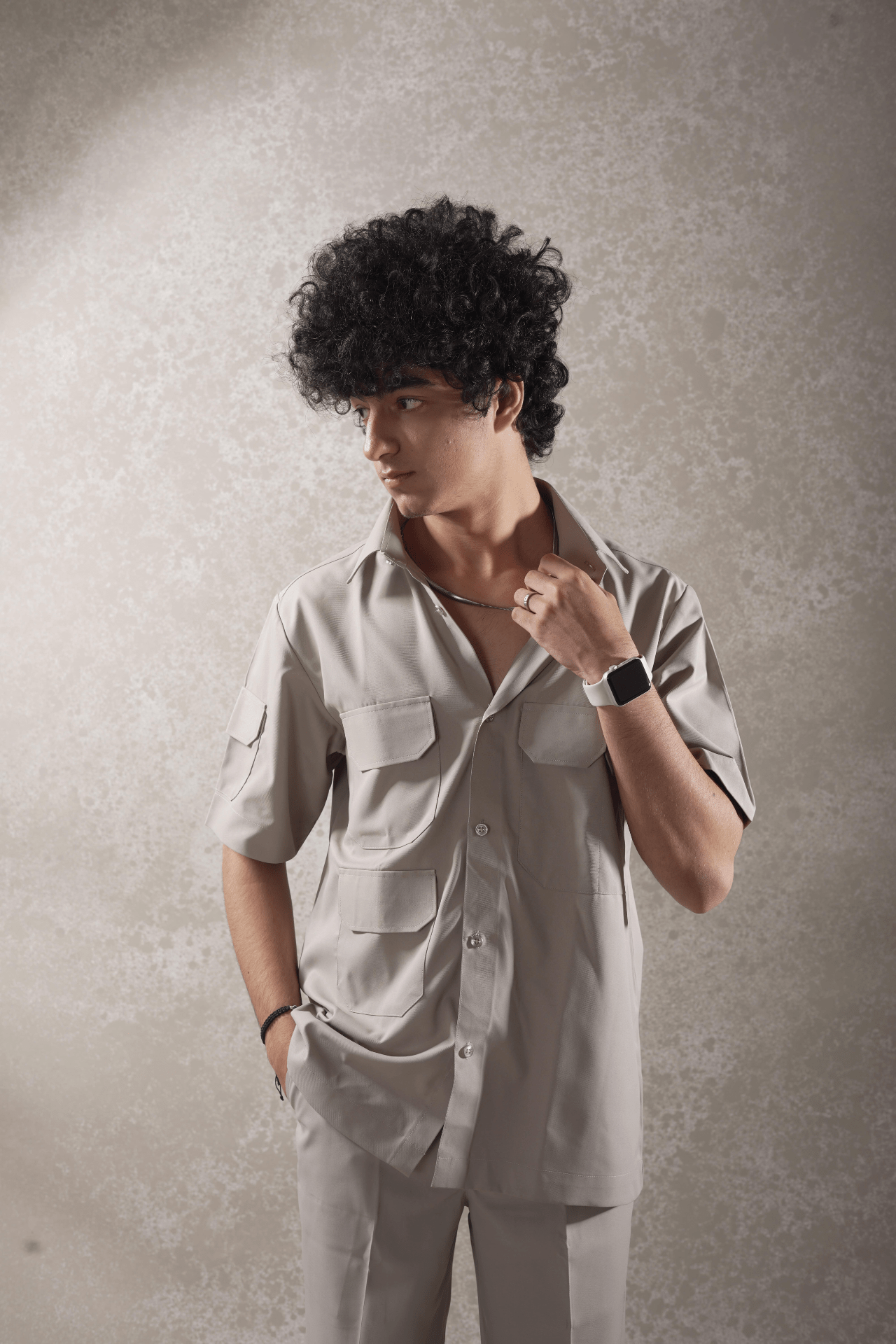 Technical Shirt with Straight Pants